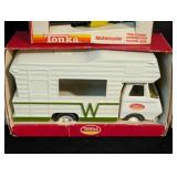 Vintage Tonka Winnebago, Vans and Motorcycle