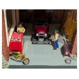 Awesome Service Station Model Car Diorama