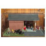 Awesome Service Station Model Car Diorama