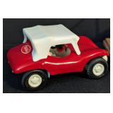 Seven Vintage Tonka Buggy Cars