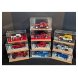 Vintage Model Kit Coupe Racers and Display Cases