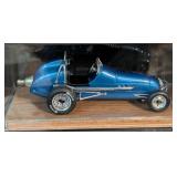 Nine Model Kit Sprint Cars and Display Cases