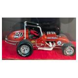 Nine Model Kit Sprint Cars and Display Cases