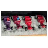 Vintage Diecast Toy Cars and Display Cases