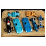 Vintage Diecast Toy Cars and Display Cases