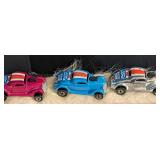 Vintage Diecast Toy Cars and Display Cases