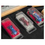 Vintage Diecast Toy Cars and Display Cases