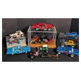 Assorted Vintage Model Kit Race Cars