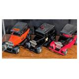 Assorted Vintage Model Kit Race Cars