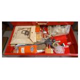 Rolling Tool Storage Chest and Large Variety of Hand Tools