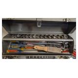 Rolling Tool Storage Chest and Large Variety of Hand Tools