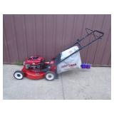 Craftsman 6.75 self propelled with bag. Lightly used. Tested & works. As shown. Craftsman 6.75 self propelled with bag. Lightly used. Tested & works. As shown.