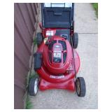Craftsman 6.75 self propelled with bag. Lightly used. Tested & works. As shown. Craftsman 6.75 self propelled with bag. Lightly used. Tested & works. As shown.