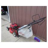 Craftsman 6.75 self propelled with bag. Lightly used. Tested & works. As shown. Craftsman 6.75 self propelled with bag. Lightly used. Tested & works. As shown.