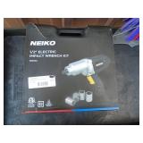 New Neiko 110 volt 1/2" impact wrench. As shown. New Neiko 110 volt 1/2" impact wrench. As shown.
