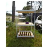Misc shelf. 42 x 48 x 84. As shown. Misc shelf. 42 x 48 x 84. As shown.