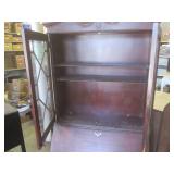 (FRNT) Antique Wood Secretary Desk ... (FRNT) Antique Wood Secretary Desk ...