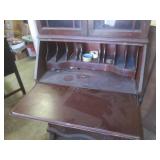 (FRNT) Antique Wood Secretary Desk ... (FRNT) Antique Wood Secretary Desk ...