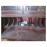 (FRNT) Antique Wood Secretary Desk ... (FRNT) Antique Wood Secretary Desk ...