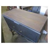 (FRNT) Vintage Wood Server Credenza... (FRNT) Vintage Wood Server Credenza...