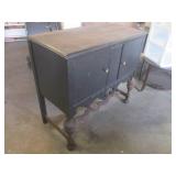(FRNT) Vintage Wood Server Credenza... (FRNT) Vintage Wood Server Credenza...
