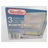 (EW4) Sterilite 3-Drawer Organizer ... (EW4) Sterilite 3-Drawer Organizer ...
