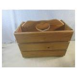 (F-2) 2 Wood Magazine Racks / Holde... (F-2) 2 Wood Magazine Racks / Holde...