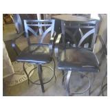 (RM5) 3 Metal Frame Swivel Bar/Coun... (RM5) 3 Metal Frame Swivel Bar/Coun...