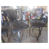 (RM5) 3 Metal Frame Swivel Bar/Coun... (RM5) 3 Metal Frame Swivel Bar/Coun...