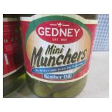 (B-1) 2 Jars of Gedney Mini Muncher... (B-1) 2 Jars of Gedney Mini Muncher...