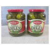 (B-1) 2 Jars of Gedney Whole Dills ... (B-1) 2 Jars of Gedney Whole Dills ...