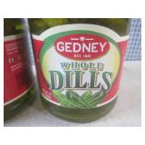 (B-1) 2 Jars of Gedney Whole Dills ... (B-1) 2 Jars of Gedney Whole Dills ...