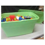 (BR1) Large Tote Full of Mega Bloks... (BR1) Large Tote Full of Mega Bloks...
