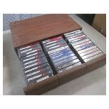 (G-1) 4 Cassette Tape Cases Full of... (G-1) 4 Cassette Tape Cases Full of...