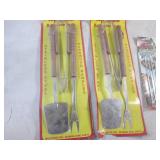 (EW3) 2 Barbeque Tool Sets and Set ... (EW3) 2 Barbeque Tool Sets and Set ...