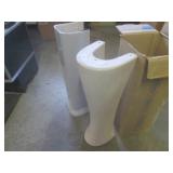 (BR3) 2 Pedestal Sink Bases... (BR3) 2 Pedestal Sink Bases...