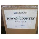 (RMCL) 4 New in Box 14" x 47" Shutt... (RMCL) 4 New in Box 14" x 47" Shutt...