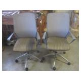 (BR1) 2 Office Desk Chairs - Dirty ... (BR1) 2 Office Desk Chairs - Dirty ...
