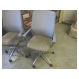 (BR1) 2 Office Desk Chairs - Dirty ... (BR1) 2 Office Desk Chairs - Dirty ...