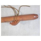(H-1) Wood Native American Style Fl... (H-1) Wood Native American Style Fl...