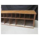 (BR3) Handmade Wood Slot Organizer ... (BR3) Handmade Wood Slot Organizer ...