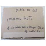 (BS) 100 New Lug Nuts 1/2x20 60 Deg... (BS) 100 New Lug Nuts 1/2x20 60 Deg...