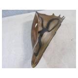 (FS) Art Glass Seashell 14" Long... (FS) Art Glass Seashell 14" Long...