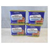 (B-2) 4 Cans of Original Luncheon M... (B-2) 4 Cans of Original Luncheon M...