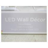 (EC1) LED Lightup Wall Decor - Work... (EC1) LED Lightup Wall Decor - Work...