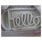 (EC1) LED Lightup Wall Decor - Work... (EC1) LED Lightup Wall Decor - Work...
