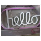 (EC1) LED Lightup Wall Decor - Work... (EC1) LED Lightup Wall Decor - Work...