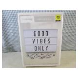 (EC1) LED Light Box with 100pc Lett... (EC1) LED Light Box with 100pc Lett...