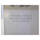 (EC1) LED Light Box with 100pc Lett... (EC1) LED Light Box with 100pc Lett...