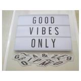 (EC1) LED Light Box with 100pc Lett... (EC1) LED Light Box with 100pc Lett...